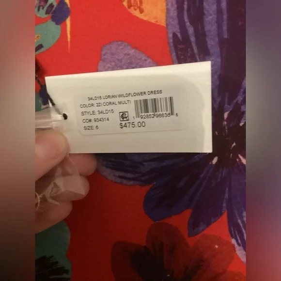 MILLY Lorain Wildflower Dress - Picture 4 of 5